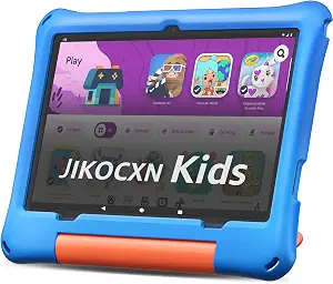 JIKOCXN Kids Tablet, Android 16 Tablet for Kids 10 inch Octa-Core with Case, 24GB RAM 64GB ROM 1TB TF Card Expandable for Toddler Children, Parental Control, Dual Camera, BT5.0, WiFi, Gift (Blue)