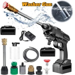 Cordless Pressure Washer Battery Powered; 1500PSI Brushless Power Washer