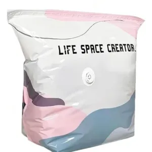 4Pcs No Pump Vacuum Storage Bags, Large Better Life Space Bags Cube Capacity Vacuum Bags for Clothes Bedding Comforters Off‑Season Gear (Pink white)