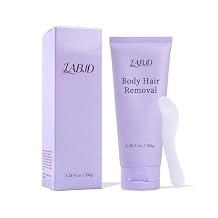 Body Hair Removal Cream for Women, Painless Depilatory Cream Removes Hair from Legs, Arms, Underarms, Stomach & Bikini Line, Includes Removal Spatula, 3.38 fl oz