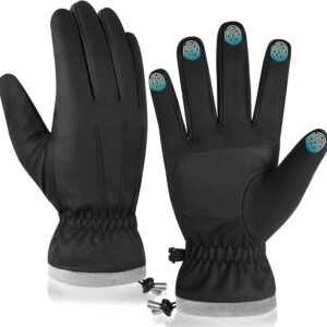 Winter Ski Gloves Women Men Plush Warm Lined Finger Touchscreen Texting